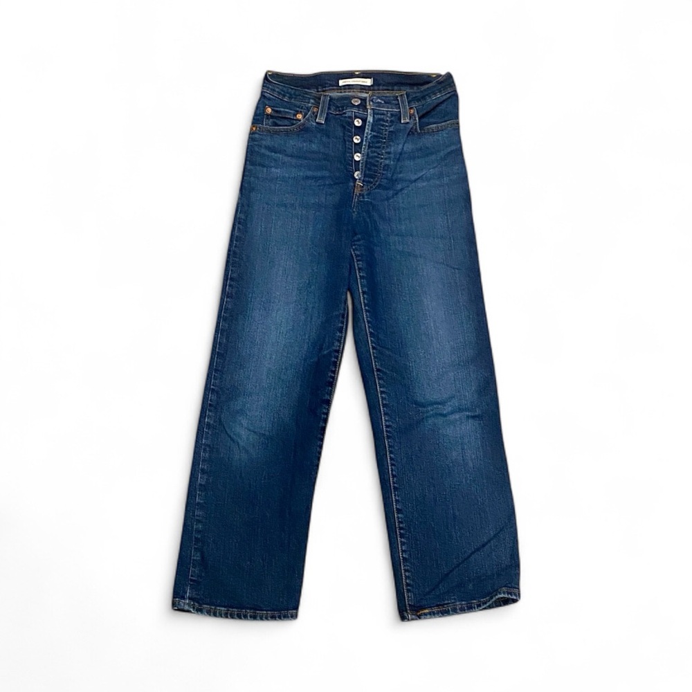Levi Ribcage Straight Ankle Jeans